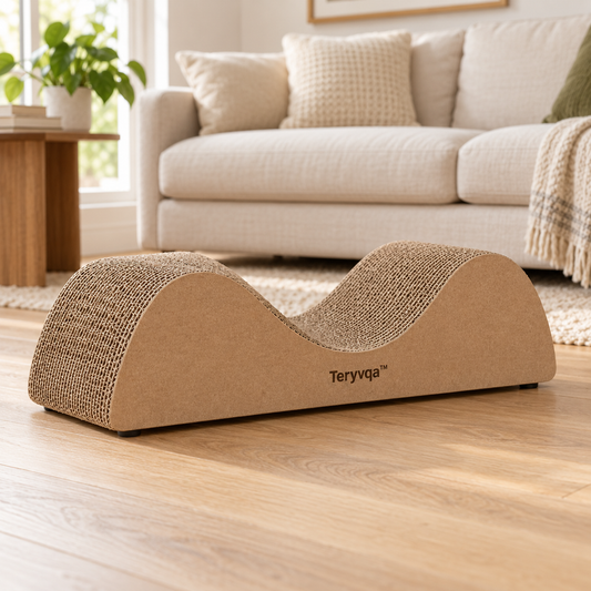 WaveNest Reversible Cat Scratcher | Teryvqa™