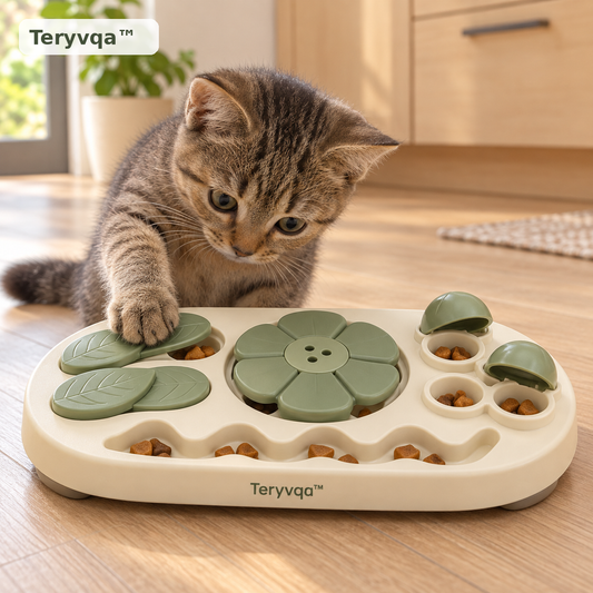 Teryvqa™ QuestBites Multi-Compartment Puzzle Feeder