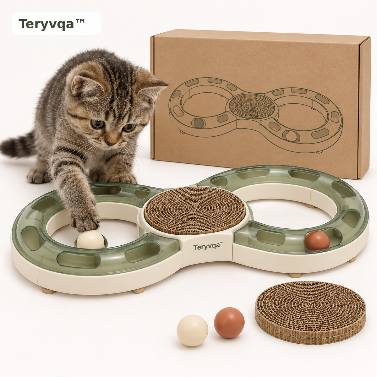Teryvqa™ LoopCraft Modular Track Ball Game Center