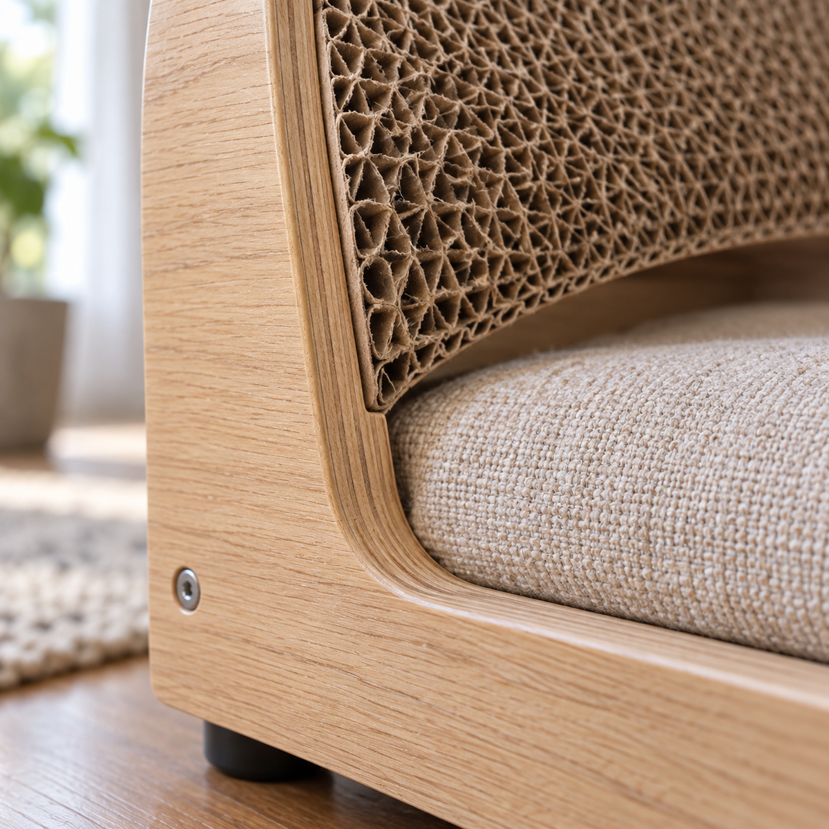 Teryvqa™ HavenArc Cat Scratch House & Resting Den